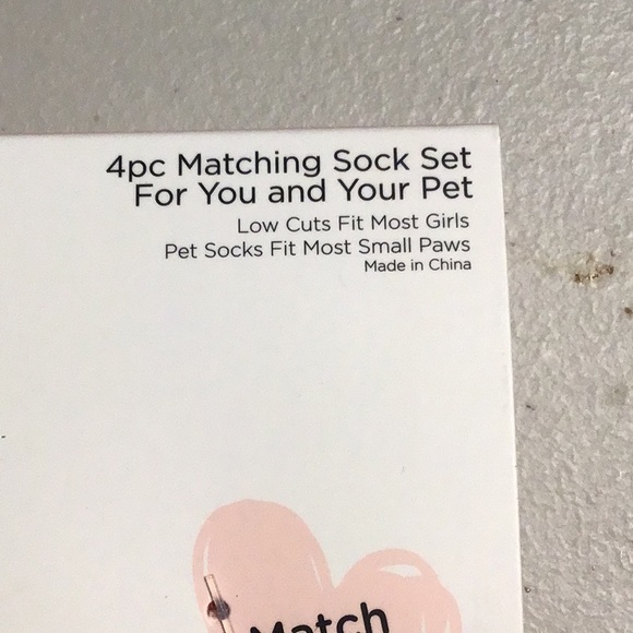 4pc matching SOCKS for you and your Dog NWT - Picture 5 of 6